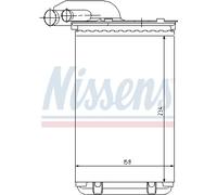 Scambiatore calore, Riscaldamento abitacolo per RENAULT 19 CLIO KANGOO MEGANE
