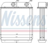 Scambiatore calore, Riscaldamento abitacolo per VOLVO S40 V40
