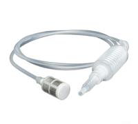 Scambiatore d'acqua manuale per acquario, sifone per trasferimento dell'acqua, con pompa a mano, dispositivo di aspirazione da 2 metri, tubo in silicone per uso alimentare efficiente