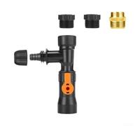 Scambiatore d'acqua per acquario, con dado, connettore per rubinetto, diametro interno di 3 metri, tubo dell'acqua 12 mm, 0,3 kg (GYHS-03)