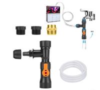 Scambiatore d'acqua per acquario, tubo flessibile 3M con diametro di 12 mm, sistema di pulizia silenzioso della ghiaia, controllo del flusso collegato al rubinetto per un facile drenaggio/ricarica