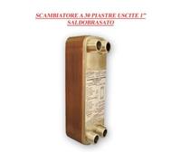 SCAMBIATORE DI CALORE A 30 PIASTRE SALDOBRASATO PACETTI MOD BV30 USCITE DA 1"