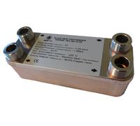 SCAMBIATORE di calore a piastre NORDIC TEC - ACCIAIO INOX 25-100kW + Isolamento [EEK: A+++]