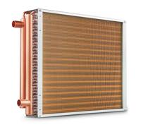 VEVOR Scambiatore di Calore Acqua-Aria 45,72 x 50,8 cm 3 Ranghi 242 Alette