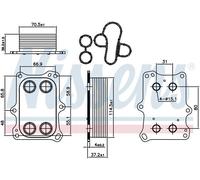 Scambiatore di Calore Acqua Olio Fiat Bravo II dal 2007 1.4 Turbo Benzina