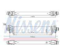 NISSENS 96311 Intercooler