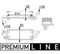 Scambiatore Di Calore MAHLE CLC 77 000P, Trasmissione Automatica Per AUDI