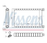 Scambiatore di Calore Riscaldamento Interno Adatto A per BMW 1er X1 3er Tour