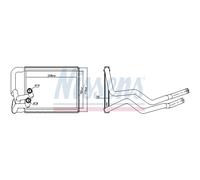 Scambiatore di calore, riscaldamento interno NISSENS 707070