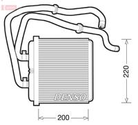 Scambiatore di calore, riscaldamento interno DENSO per DAILY III Autobus 3 2004-