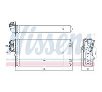 Scambiatore di calore, riscaldamento interno NISSENS 72937