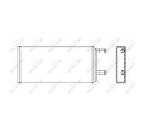 Scambiatore di calore, riscaldamento interno NRF 53547