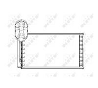 Scambiatore di calore, riscaldamento interno NRF 53550
