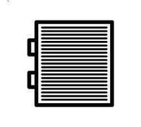 Scambiatore di calore, riscaldamento interno NRF 540009 per 1 (E87) 2 2004-2007