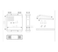 Scambiatore di calore, riscaldamento interno NRF 54411