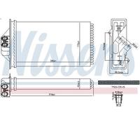 Scambiatore di calore, riscaldamento interno per VOYAGER IV VAN (S_) 3.3 2000-