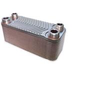 SCAMBIATORE DI CALORE SALDOBRASATO A 40 PIASTRE 4X3/4"M termocamino