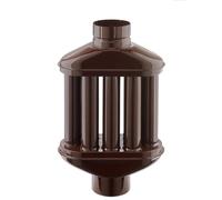 SCAMBIATORE DI CALORE TERMOSIFONE D 120 COLORE MARRONE ALA 8 CANNE STUFA A LEGNA