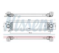 Scambiatore Di Calore Turbo LLC NISSENS Per Ford Mondeo V Turnier CD