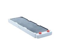 Scambiatore Dissipatore di Calore Radiatore da 360 Mm Rame 2,7 Cm Ventole di Raffreddamento Ad Acqua Bianche con Spessore del Dispositivo di Raffreddamento del Liquido 12 Cm(White)
