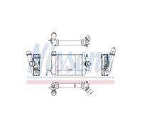 Scambiatore Intercooler Radiatore Per Nissan Juke Mitsubishi ASX 1.0 DiG-T 117
