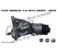 SCAMBIATORE OLIO CON SUPPORTO FIAT DOBLO' 1.6 MTJ 2009 - 2015 55273042