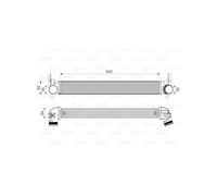 Scambiatore Radiatore Raffreddamento VALEO Seat Ibiza Skoda Fabia II 6R0145805B