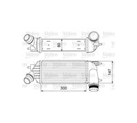 Scambiatore Radiatore VALEO Per Citroën Jumpy C8 Peugeot 807 0384-P2 384P2