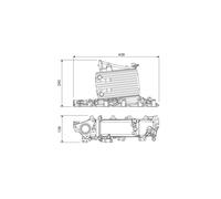 Scambiatore Raffreddamento Intercooler Radiatore VALEO Per Seat Arona