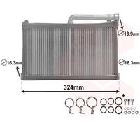 Scambiatore Riscaldamento Interno Adatto A per Audi A6 Allroad Alluminio