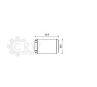 Scambiatore Riscaldamento Interno Alluminio per Opel Astra J Zafira Tourer C