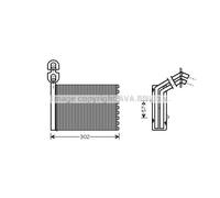 Scambiatore Riscaldamento Interno per VW Sharan 7M8 7M9 7M6 Galaxy WGR 7V8