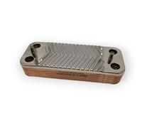 SCAMBIATORE SANITARIO 12 PIASTRE COMPATIBILE SIME 6319690 CALDAIA FORMAT DGT 25