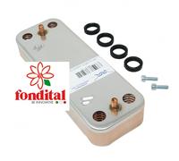 Scambiatore sanitario 14 piastre Caldaie Fondital 6SCAMPIA08 Antea Condensing 28