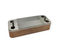 SCAMBIATORE SANITARIO 16 PIASTRE COMPATIBILE IMMERGAS 3021693 PER CALDAIA