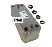 Scambiatore Sanitario 20 P caldaia Ferroli 39836730 DIVAtop micro, Bluehelix Tec