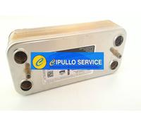 SCAMBIATORE SANITARIO SECONDARIO A PIASTRE CALDAIA RIELLO 4364200 BERETTA 8036