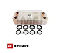 SCAMBIATORE SANITARIO SECONDARIO A PIASTRE RICAMBIO CALDAIA RIELLO 20223520