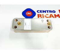 SCAMBIATORE SECONDARIO 14 PIASTRE RICAMBIO COMPATIBILE BAXI CODICE: CRC9991185