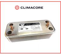 SCAMBIATORE SECONDARIO 16 PIASTRE 142mm CALDAIA ARISTON MTS CHAFFOTEAUX 65104333