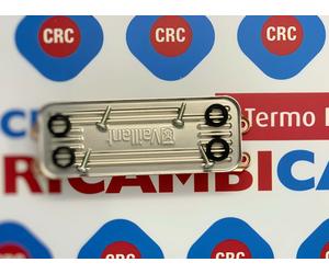 SCAMBIATORE SECONDARIO 19 PIASTRE RICAMBIO ORIGINALE VAILLANT COD: CRC0020038572