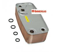 Scambiatore Secondario 21 Piastre Caldaie Immergas 3012737, ex 1014008 Eolo 27