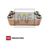 SCAMBIATORE SECONDARIO ACQUA A 18 PIASTRE RICAMBIO CALDAIA HERMANN COD 015004403