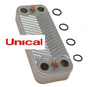 Scambiatore Secondario Sanitario Caldaie Unical 95262807 Alkon 09, DEA CS Plus