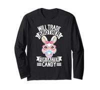 Scambierò Brother per Easter Candy Easter Bunny Girls per bambine Maglia a Manica