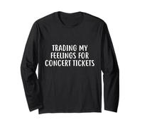 Scambio dei miei sentimenti per i biglietti dei concerti T-Shirt Music Maglia a Manica