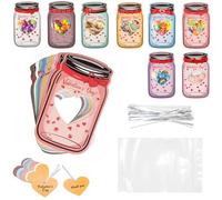 Scambio San Valentino per Bambini, 48 Biglietti d'Amore 'Buoni Romantici' e 'Biglietto Laurea' - Perfetti per Confezioni Regalo di San Valentino e Laurea, a Forma di Cuore