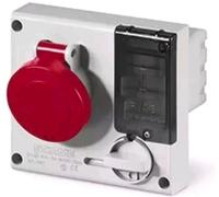 Scame 4011687 presa interbloccata 3P+N+T 16A con portafusibili 10.3x38 mm 6H IP