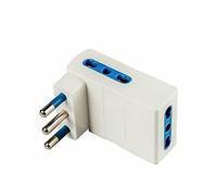 SCAME ADATTATORE SALVASPAZIO SPINA 16A-3X10/16A BIANCO 146.563