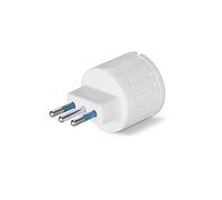 Scame azzurra - adattatore azzurra 2 poli + t-10 a 1 x 2 poli + t-16 a Bianco